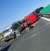 UPDATE - Timiş: Trafic blocat pe autostrada A1, în urma unui accident rutier în care au fost implicate trei autovehicule / Cum s-a produs accidentul - FOTO
