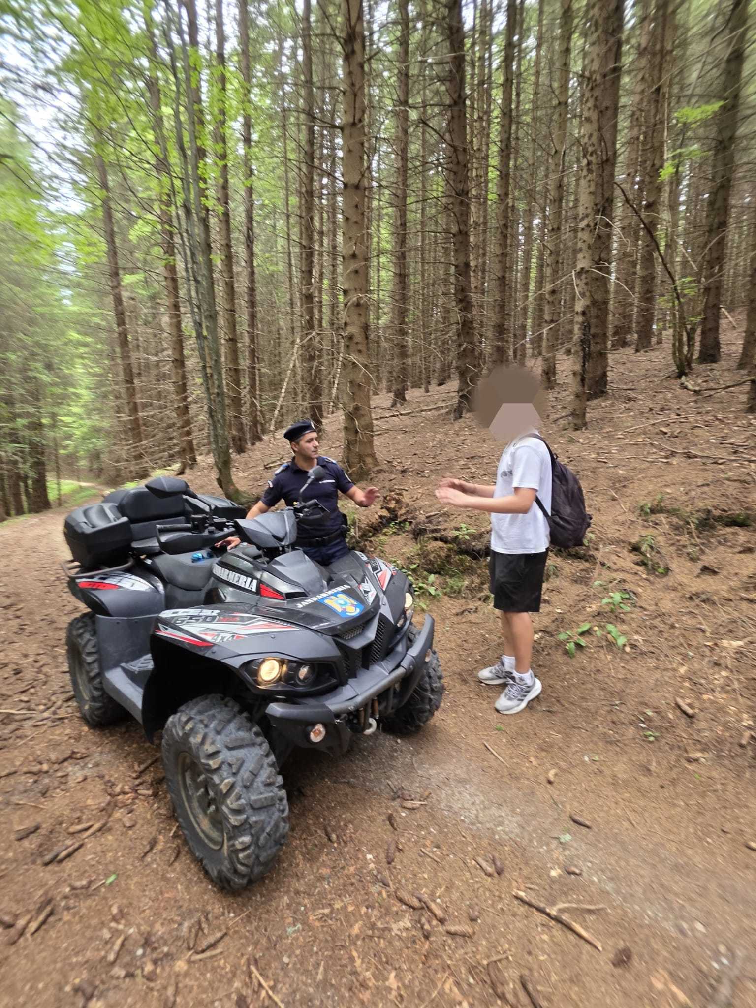 Un tânăr plecat în drumeţie către Vârful Postăvaru, alergat de urs / A scăpat nevătămat, întrucât animalul s-a retras în pădure, probabil speriat de strigăte / Au intervenit jandarmii