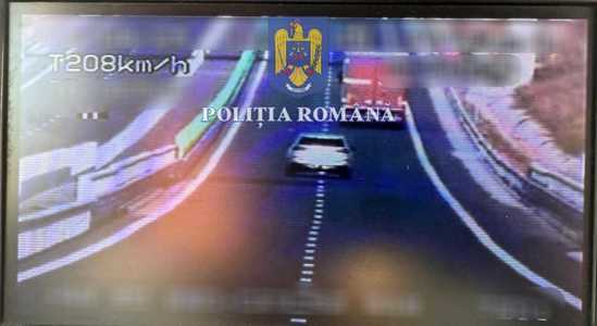 Şofer prins conducând cu 208 kilometri pe oră pe un drum expres din judeţul Dolj
