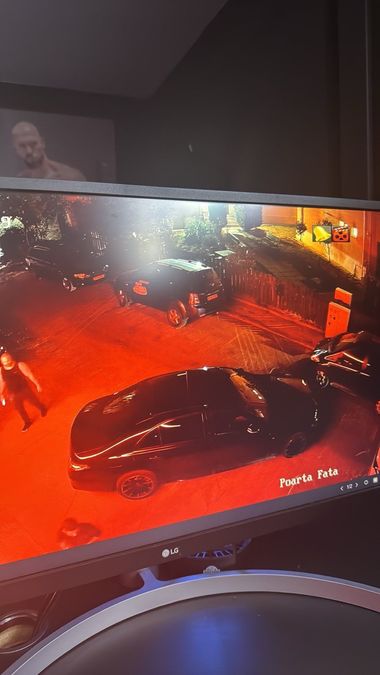 Incident la locuinţa fraţilor Tate - Poliţiştii, sesizaţi că un bărbat cu o armă în mână se afla în faţa porţii/ Este vorba despre un bărbat de 45 de ani, care avea o armă neletală, de tip air-soft/ El este în custodia autorităţilor - VIDEO