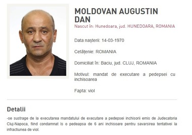 Urmărit internaţional din categoria Most Wanted, adus de poliţişti din Spania – A încercat să violeze o fată de 10 ani care era în grija sa, fiind condamnat la 6 ani de închisoare