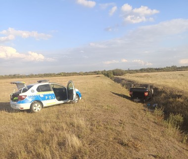 Timiş: Bărbat reţinut după o urmărire în trafic în timpul căreia s-a răsturnat cu maşina