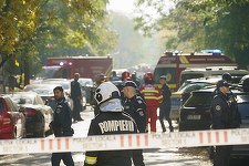 EXPLOZIE ÎN CAPITALĂ - Arafat: Persoana găsită decedată sub dărâmături era însărcinată. Un stâlp al Liceului Teoretic a fost afectat, aşa că unitatea va fi închisă. Pompierii au închis ieri alimentarea cu gaze, până la sosirea Distrigaz