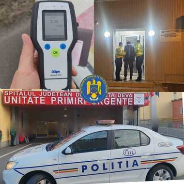 Bărbat din judeţul Covasna, depistat pe autostradă cu aproape 3,5 g/l alcool pur în sânge / A fost reţinut pentru 24 de ore