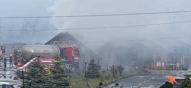 Suceava - Incendiu la o pensiune din Gura Humorului. O persoană a fost găsită carbonizată - FOTO