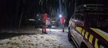 Operaţiune de salvare a unui ucrainean, în Munţii Maramureşului. După 7 ore de căutări, acesta nu a fost găsit în zona indicată de apropiaţii care alertaseră autorităţile române