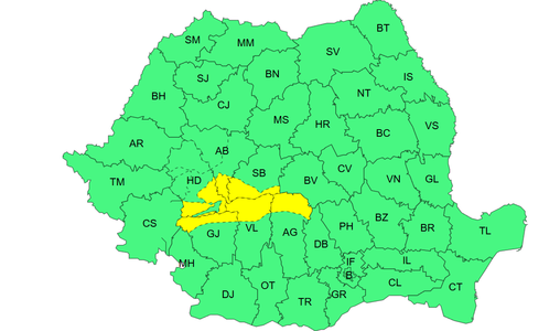 Meteorologii anunţă ploi importante cantitativ, ninsori şi răcire a vremii, până duminică/ Cod galben până sâmbătă

