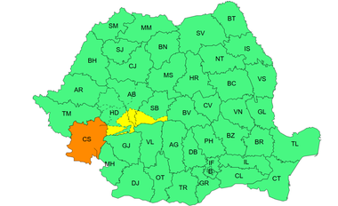 Meteorologii anunţă intensificări ale vântului până sâmbătă seară / Cod galben în zona montană din mai multe judeţe / Cod portocaliu în Caraş-Severin, unde rafalele ajung la 120 de kilometri la oră / Cum va fi vremea în Bucureşti