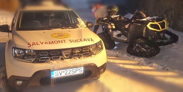 Intervenţie a salvamontiştilor din Suceava pentru recuperarea a patru persoane