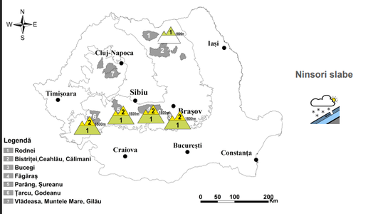Meteorologii anunţă risc moderat de producere a avalanşelor în Carpaţii Meridionali, până sâmbătă seară / În zona montană se vor mai semnala ninsori slabe, iar stratul de zăpadă va mai înregistra creşteri uşoare
