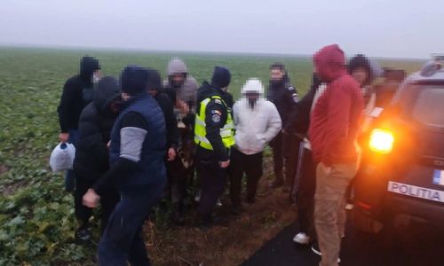 Constanţa: 14 persoane au fost descoperite după ce au intrat ilegal în ţară, între localităţile Negru Vodă şi Cerchezu - FOTO
