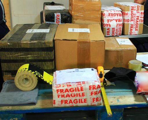 Tulcea: Zece percheziţii la sediile unor firme de curierat şi la locuinţe a doi bărbaţi / Poliţiştii au descoperit aproape o jumătate de tonă de articole pirotehnice 