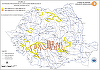 Hidrologii anunţă pericol de inundaţii în mai multe judeţe / Pentru râuri din Gorj, Mehedinţi, Dolj, Vâlcea, Argeş, Dâmboviţa şi Prahova a fost emis cod portocaliu