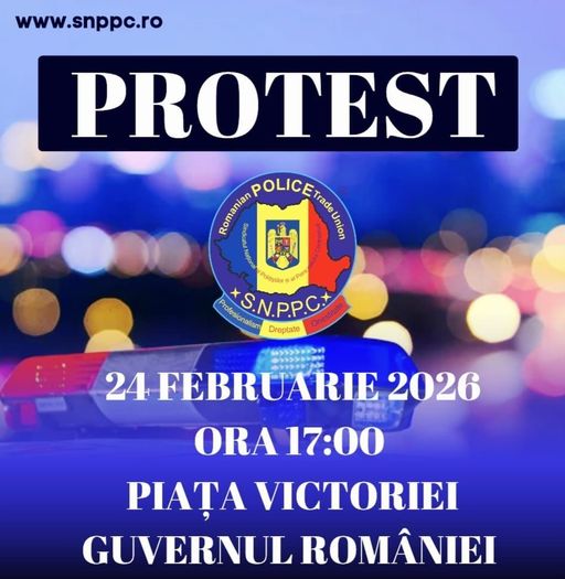 Sindicaliştii din apărare şi ordine publică, protest în Piaţa Victoriei – Ei se opun creşterii vârstei de pensionare / Scrisooare către Guvern