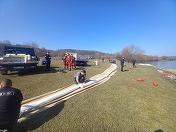 IGSU: România acordă sprijin Republicii Moldova pentru gestionarea poluării pe fluviul Nistru/ Au fost trimise echipamente şi materiale, dar şi o echipă specializată de intervenţie