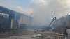 UPDATE - Bacău: Incendiu la o fabrică de cherestea din comuna Hemeiuş/ Afectate, trei hale de aproximativ 2.500 de metri pătraţi/ Mesaj RO-Alert către populaţie, din cauza degajărilor mari de fum/ Incendiul a fost lichidat şi nu au fost victime - FOTO