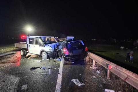 Şase persoane au rănite într-un accident rutier produs pe Varianta de Ocolire Cluj Nord-Est - FOTO