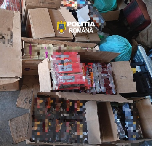 Hunedoara: Percheziţii într-un dosar de contrabandă şi spălare de bani/ Ţigări de contrabandă şi articole pirotehnice din Serbia şi Republica Moldova, vândute pe piaţa neagră