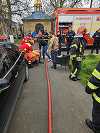 Explozie urmată de incendiu într-o gospodărie din Brăila / Un bărbat de 35 de ani, cu arsuri pe 80% din suprafaţa corpului - FOTO / VIDEO

