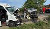 UPDATE - Maramureş: Accident rutier produs între un autoturism şi un microbuz, la ieşire din Baia Sprie. Opt persoane au fost rănite şi transportate la spital. Planul roşu de intervenţie a fost dezactivat/ Cauza accidentului - FOTO