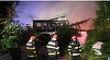 Incendiu la un restaurant şi trei magazine, pe şoseaua Colentina din Capitală/ Şapte persoane, evacuate dintr-un bloc din apropiere, din cauza degajărilor de fum/ O persoană a primit ajutor medical după un atac de panică - VIDEO