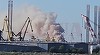 Incendiu la un depozit de fier vechi din Portul Agigea - FOTO, VIDEO