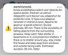 UPDATE - Nou mesaj RO-Alert emis în judeţul Tulcea – Populaţia, avertizată cu privire la posibilitatea căderii de obiecte din spaţiul aerian/ Ministerul Apărării: Nu au fost raportate pătrunderi neautorizate în spaţiul naţional