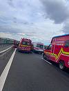 UPDATE - Două accidente pe autostradă, în judeţul Sibiu, aproape unul de celălalt - Într-unul au fost rănite patru persoane / În cel de-al doilea au fost implicate trei camioane / Circulaţie restricţionată