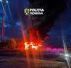 Bărbat reţinut sub suspiciunea de distrugere, după incendiul care a cuprins mai multe traverse în Târgu Mureş