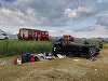 UPDATE - Accident pe DN 1 Cluj-Napoca - Oradea, în apropierea localităţii Huedin - Şase persoane au fost rănite. Traficul este oprit - FOTO