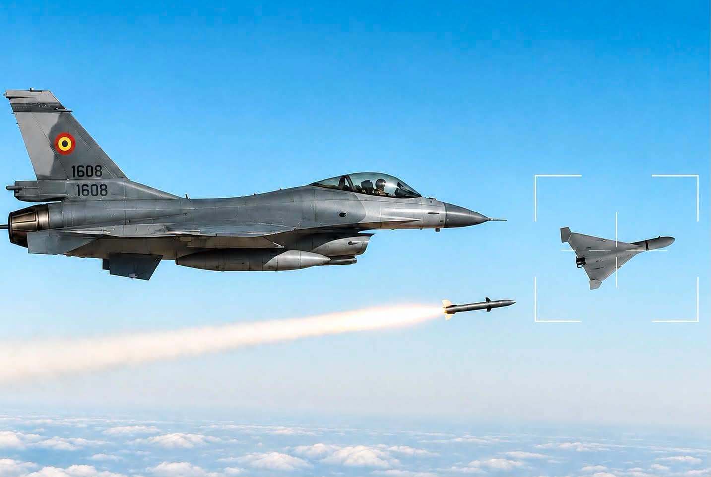 Comandantul detașamentului românesc de poliție aeriană din Lituania, pilot de F-16, explicații despre condițiile de neutralizare ale unei drone: În meseria noastră rapid nu înseamnă neapărat și eficient - VIDEO