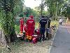 Timişoara: Bărbat scos din apele râului Bega de pompieri şi scafandri / A fost resuscitat, apoi transportat la spital inconştient, dar cu semne vitale