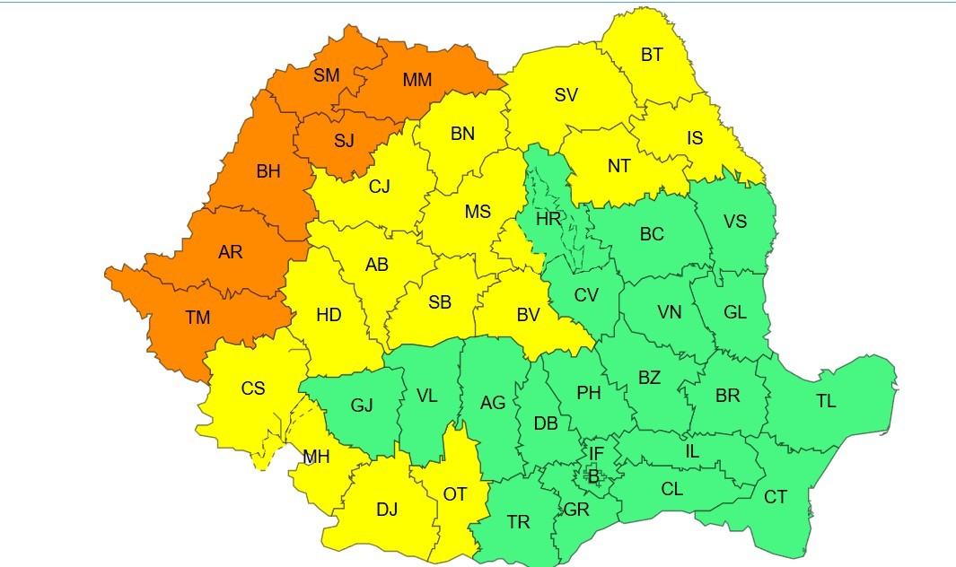 Meteorologii anunță un val de căldură intensă, până la finalul săptămânii viitoare / Au fost emise avertizări cod galben și cod portocaliu, fiind așteptate temperaturi care pot depăși 39 de grade Celsius