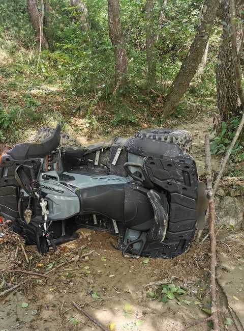Accident grav cu ATV-ul, în judeţul Argeş. O persoană a murit şi una este rănită - FOTO
