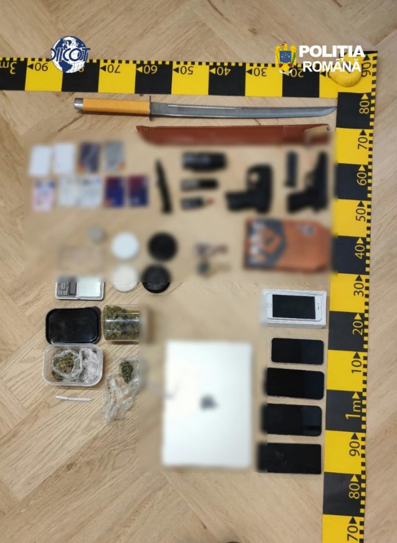 Cetăţean suedez, membru al unei grupări de crimă organizată, prins de poliţişti şi procurori DIICOT în urma unor percheziţii în Bucureşti şi Otopeni - VIDEO