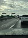 UPDATE - Coloană de maşini pe Autostrada Soarelui, în zona localităţii Drajna – Un autoturism implicat într-o coliziune cu alte trei autovehicule a rămas imobilizat pe carosabil / Nu s-au înregistrat victime - FOTO