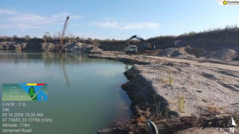 Amenzi de aproape 11 milioane de lei, date de Garda de Mediu în primele nouă luni ale acestui an, în cadrul Operațiunii ”Balastiera”