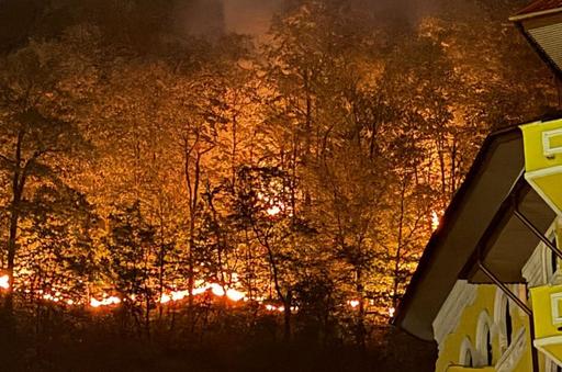 Incendiul din Parcul Naţional Domogled - Recunoaştere aeriană cu dronă şi elicoptere, pentru stabilirea priorităţilor de intervenţie/ Preşedinte Agent Green: Denunţul penal depus la Parchetul General nu îi vizează pe oamenii din linia întâi