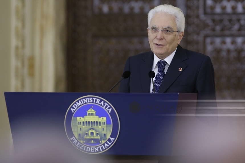 Sergio Mattarella: Italia oferă o susţinere convinsă pentru intrarea României în Schengen