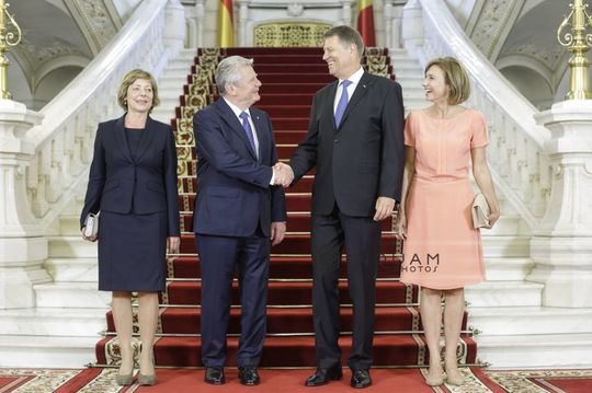 Klaus Iohannis l-a primit la Cotroceni pe preşedintele Garmaniei (Foto: Inquam Photos / Octav Ganea)