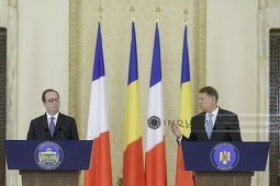 Iohannis şi Hollande vor intensificarea parteneriatului strategic. Hollande: Dorim ca Franţa să vină cu soluţii economice. FOTO