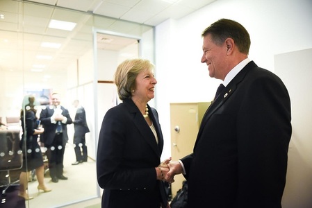 Iohannis: Theresa May a garantat că se va implica personal ca românii din Marea Britanie să nu fie supuşi unor presiuni