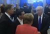 Iohannis, discuţii cu Trump şi Macron la reuniunea NATO: Le-am urat bun venit şi i-am asigurat de tot sprijinul meu. FOTO