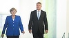 Iohannis: Au apărut sincope în relaţia UE-SUA şi ne străduim să reluăm relaţiile bune. Merkel: Avem subiecte controversate