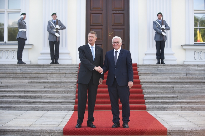 Preşedinţii Iohannis şi Steinmeier au discutat despre Brexit şi relaţia transatlantică din cadrul NATO - VIDEO