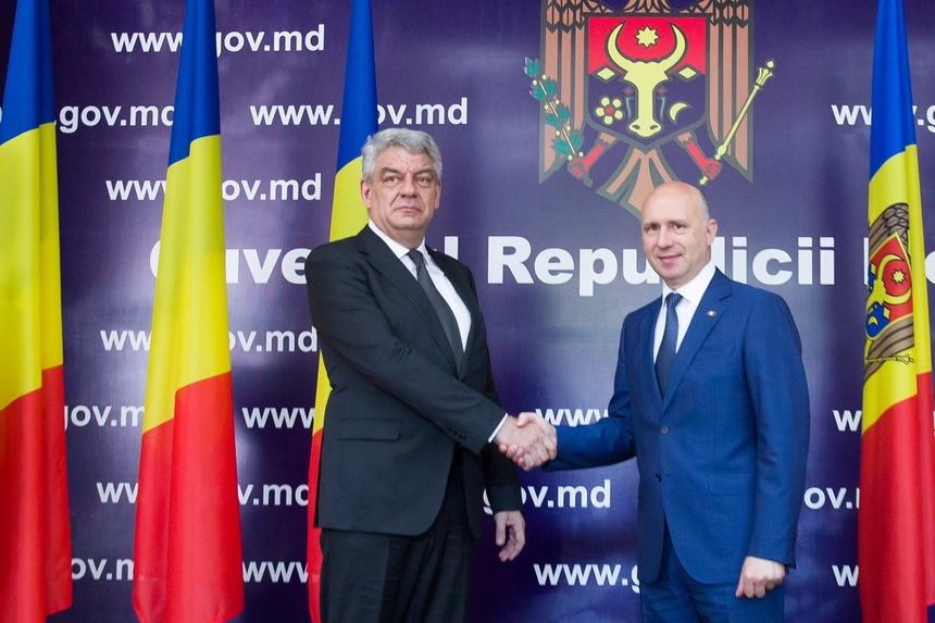 Premierii Tudose şi Filip au stabilit organizarea unei şedinţe de guvern moldo-română la Chişinău, în toamnă
