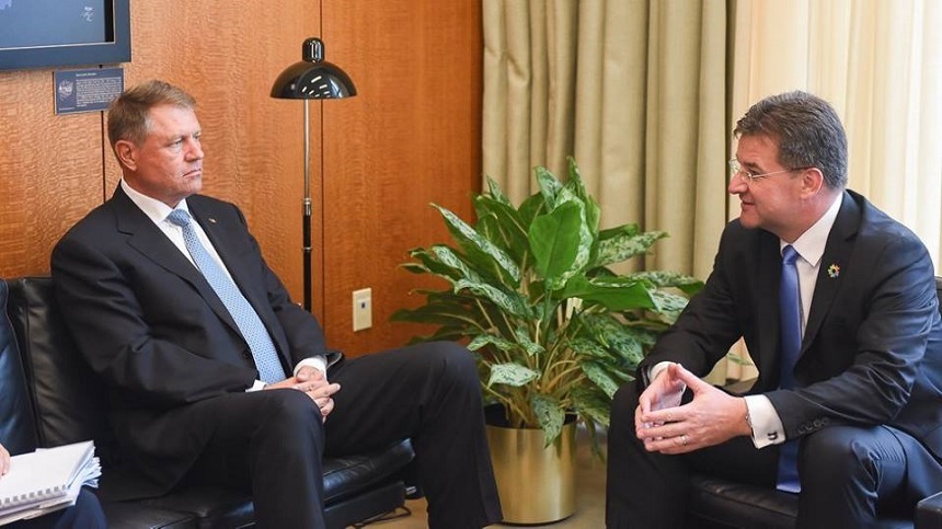 Klaus Iohannis s-a întâlnit la New York cu preşedinţii Serbiei, Estoniei şi Egiptului, cu secretarul general al NATO, precum şi cu lideri ai principalelor organizaţii evreieşti