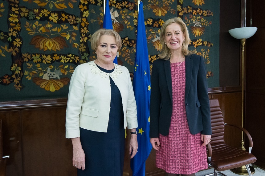 Dăncilă a discutat cu ambasadoarea Olandei despre ”aspecte referitoare la ridicarea MCV”