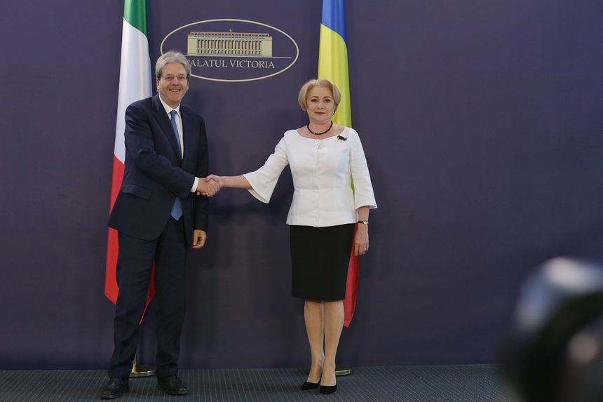 Viorica Dăncilă s-a întâlnit cu premierul Italiei: Am agreat împreună ca imediat ce se va constitui viitorul Guvern italian să avem o şedinţă comună