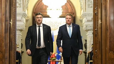 Preşedintele Iohannis l-a primit, la Cotroceni, pe prim-ministrul Republicii Croaţia